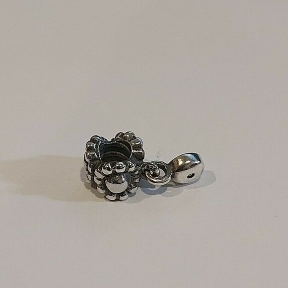 Authentic PANDORA *RETIRED*& RARE SS Blue Topaz Flower Daisy Dangle 790386TPP - Picture 16 of 16